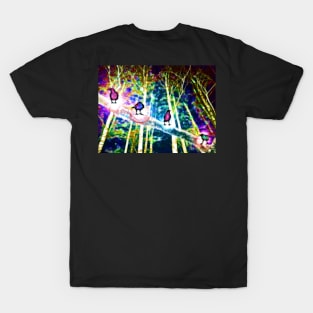 Crows in the Night Forest T-Shirt